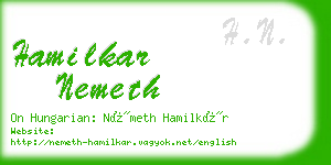 hamilkar nemeth business card